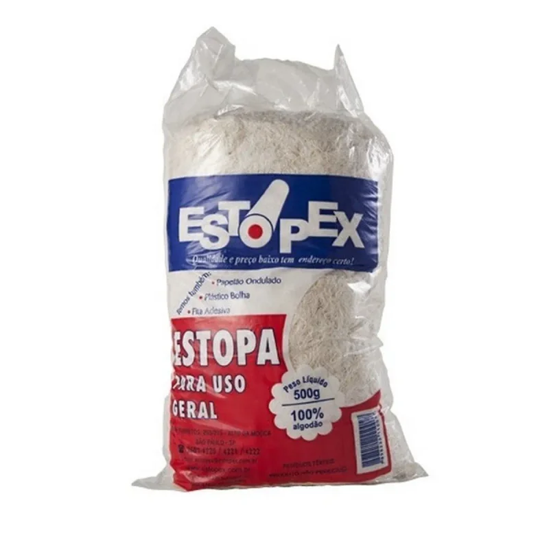 ESTOPA 500 GR BRANCA USO GERAL