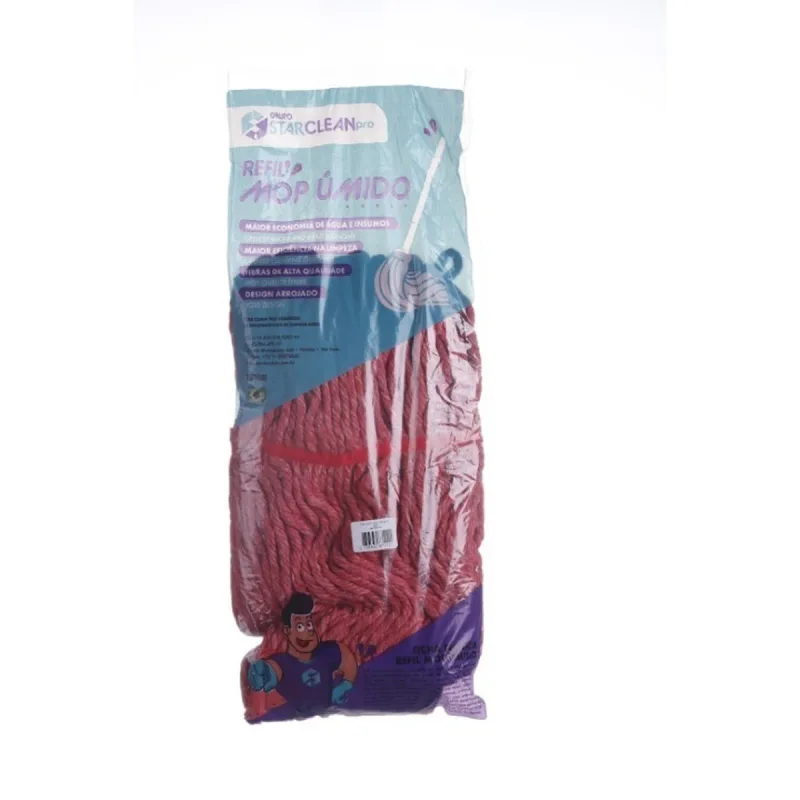CABELEIRA MOP AGUA LOOP 320 GR VERMELHO SC1174 STARCLEAN