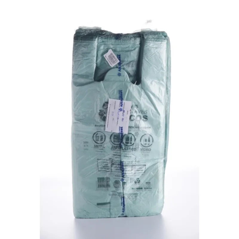 SACOLA 48 CM X 55 CM IMPRESSA VERDE GREEN SP