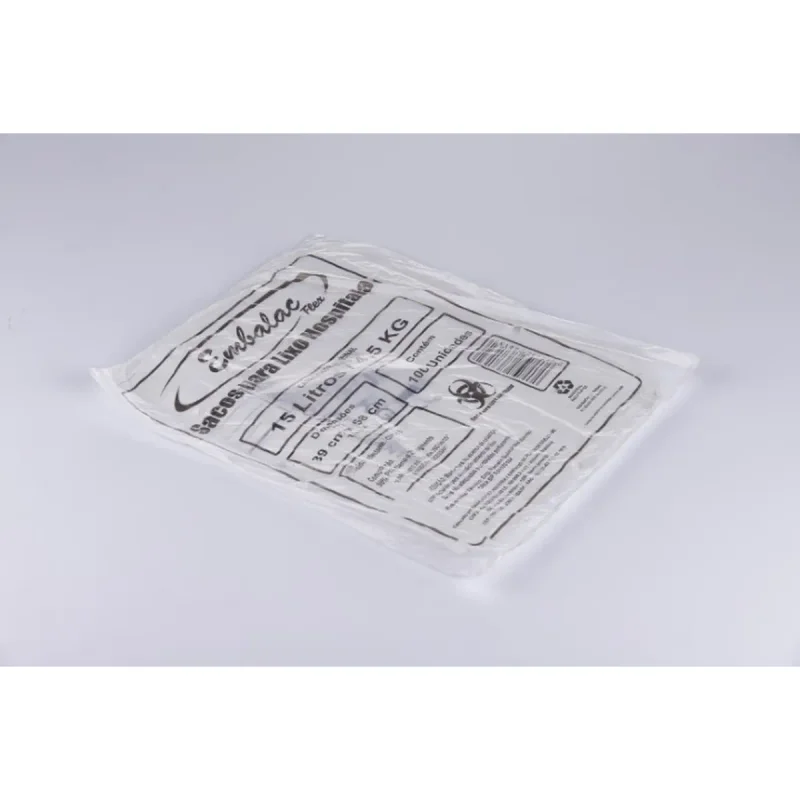 SACO LEITOSO 15 L INFECTANTE EMBALACFLEX