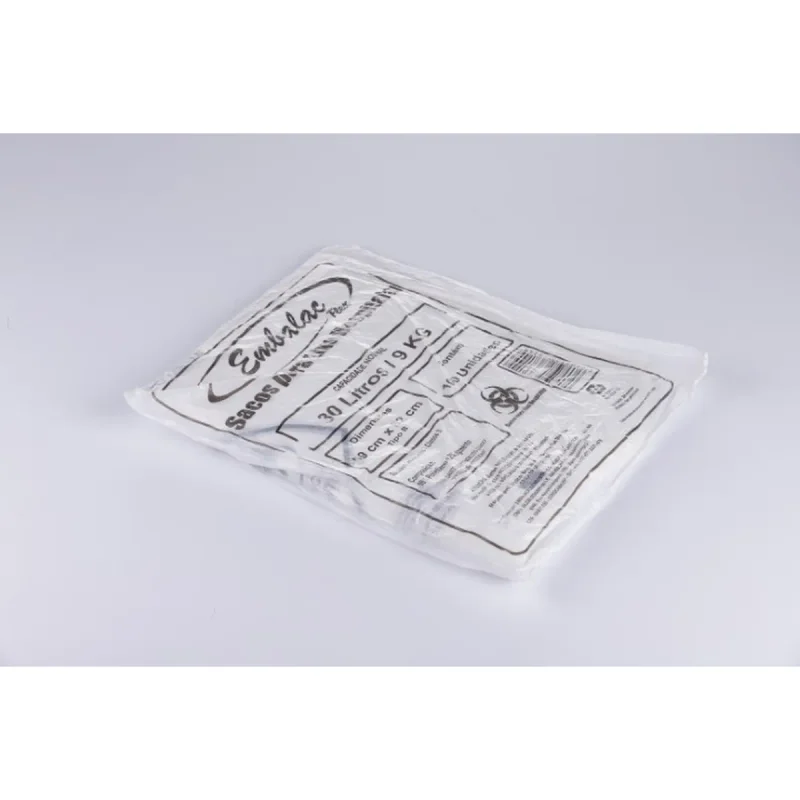 SACO LEITOSO 30 L INFECTANTE EMBALACFLEX