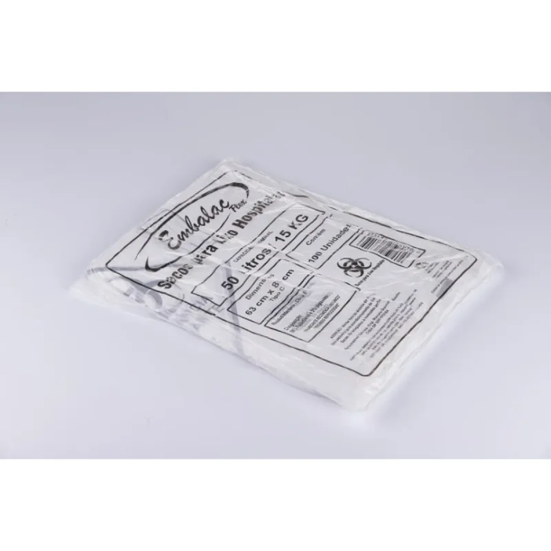 SACO LEITOSO 50 L INFECTANTE EMBALACFLEX