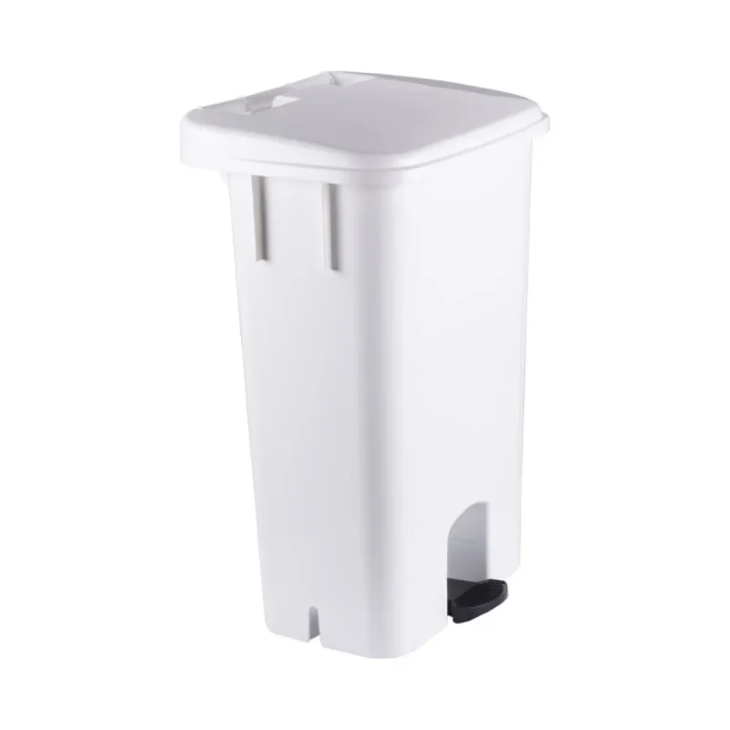 CESTO 100 L BRANCO COM PEDAL CP10BR BRALIMPIA