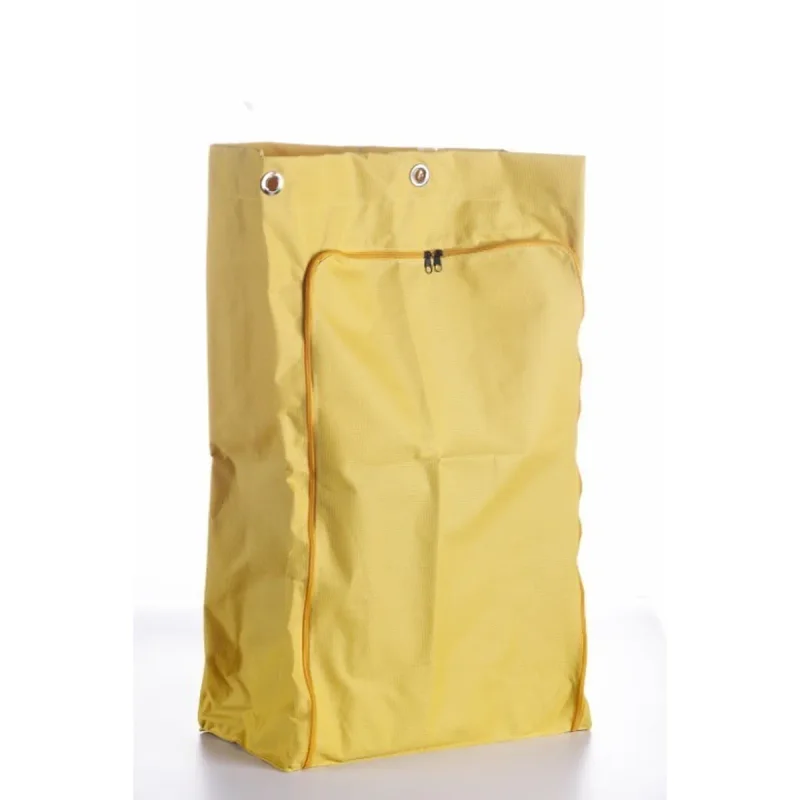 SACO COLETOR PARA CARRO AMERICA AMARELO COM ZIPER STAR CLEAN