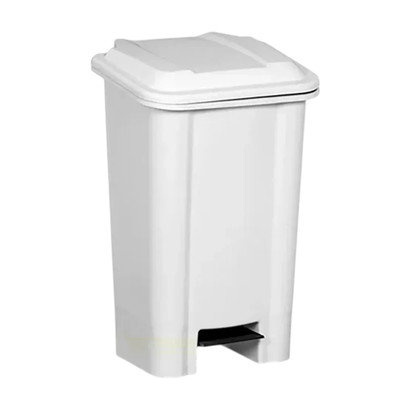 CESTO 100 L BRANCO COM PEDAL STARCLEAN