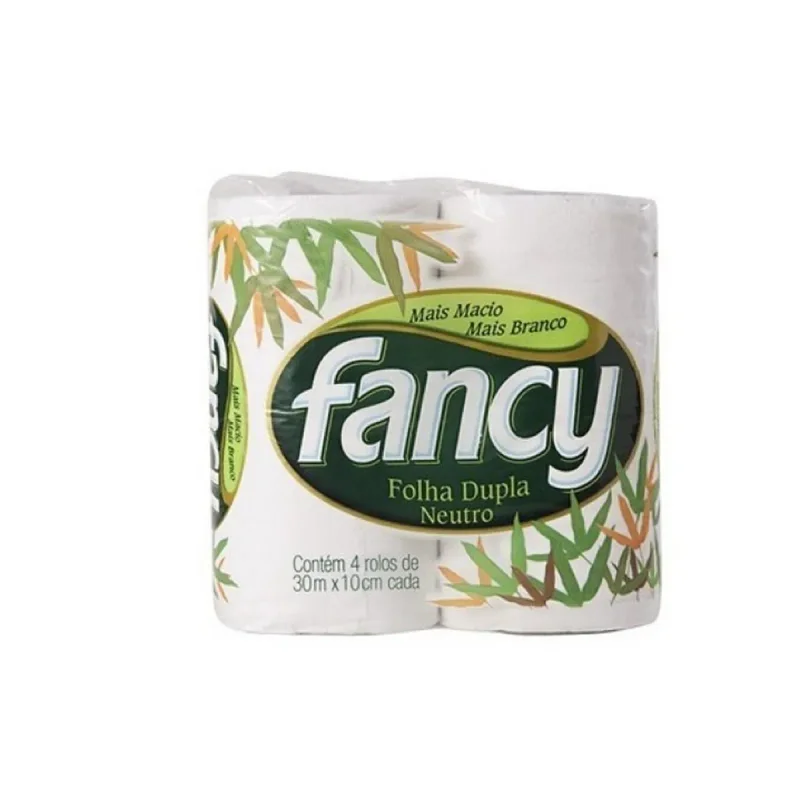PAPEL HIG. FL DUPLA 4 ROLOS FANCY