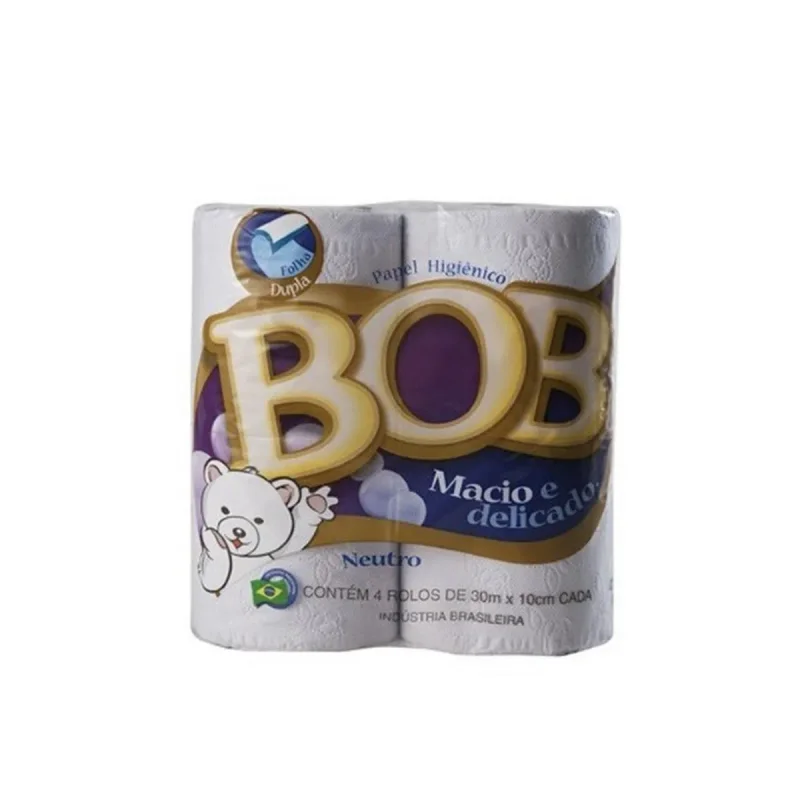 PAPEL HIG. FOLHA DUPLA 4 UN BOB