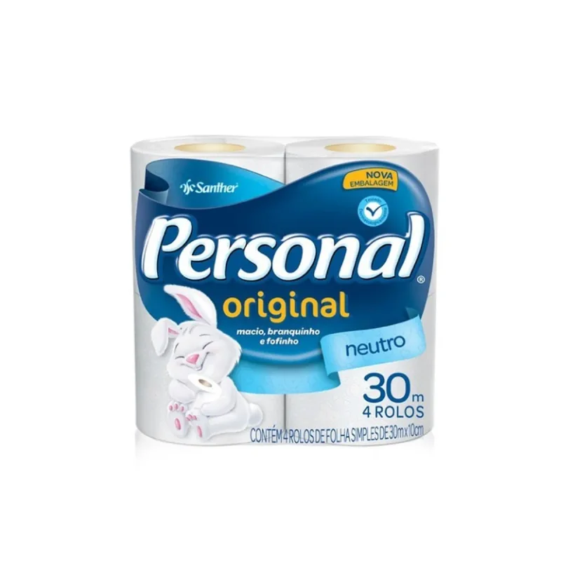 PAPEL HIG. FOLHA SIMPLES 60 ROLOS PERSONAL