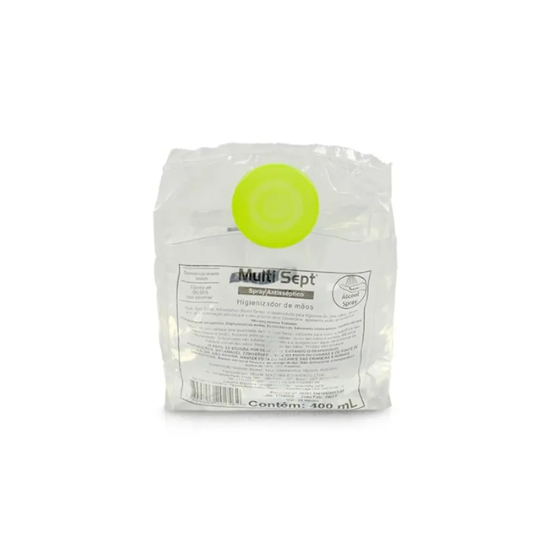 ALCOOL REF SPRAY ANTISSEPT 4 UN X 400ML MS-P470AS MULTI SEPT