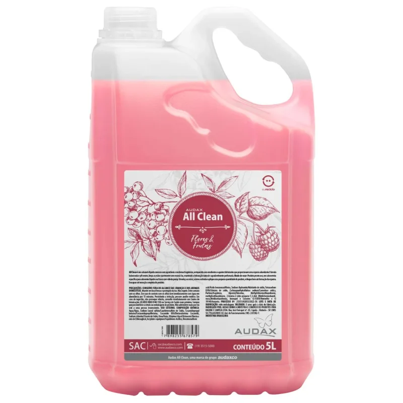 SABONETE LIQ. FLORES & FRUTAS 5 L ALL CLEAN