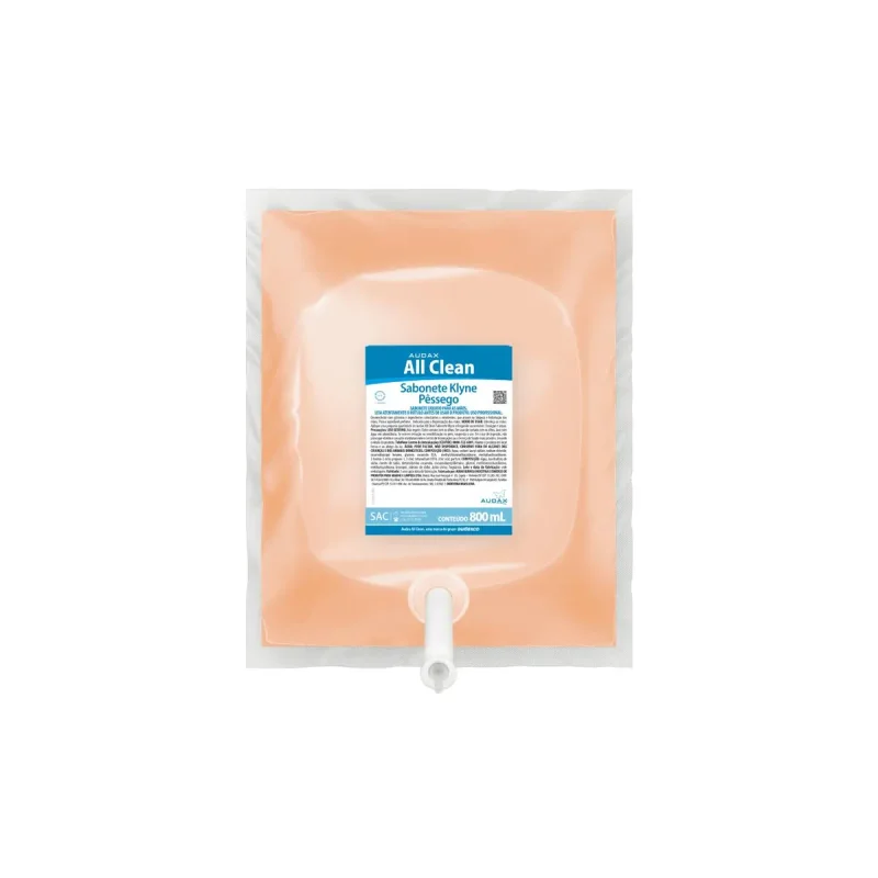 SABONETE REFIL 800 ML PESSEGO KLYNE ALL CLEAN