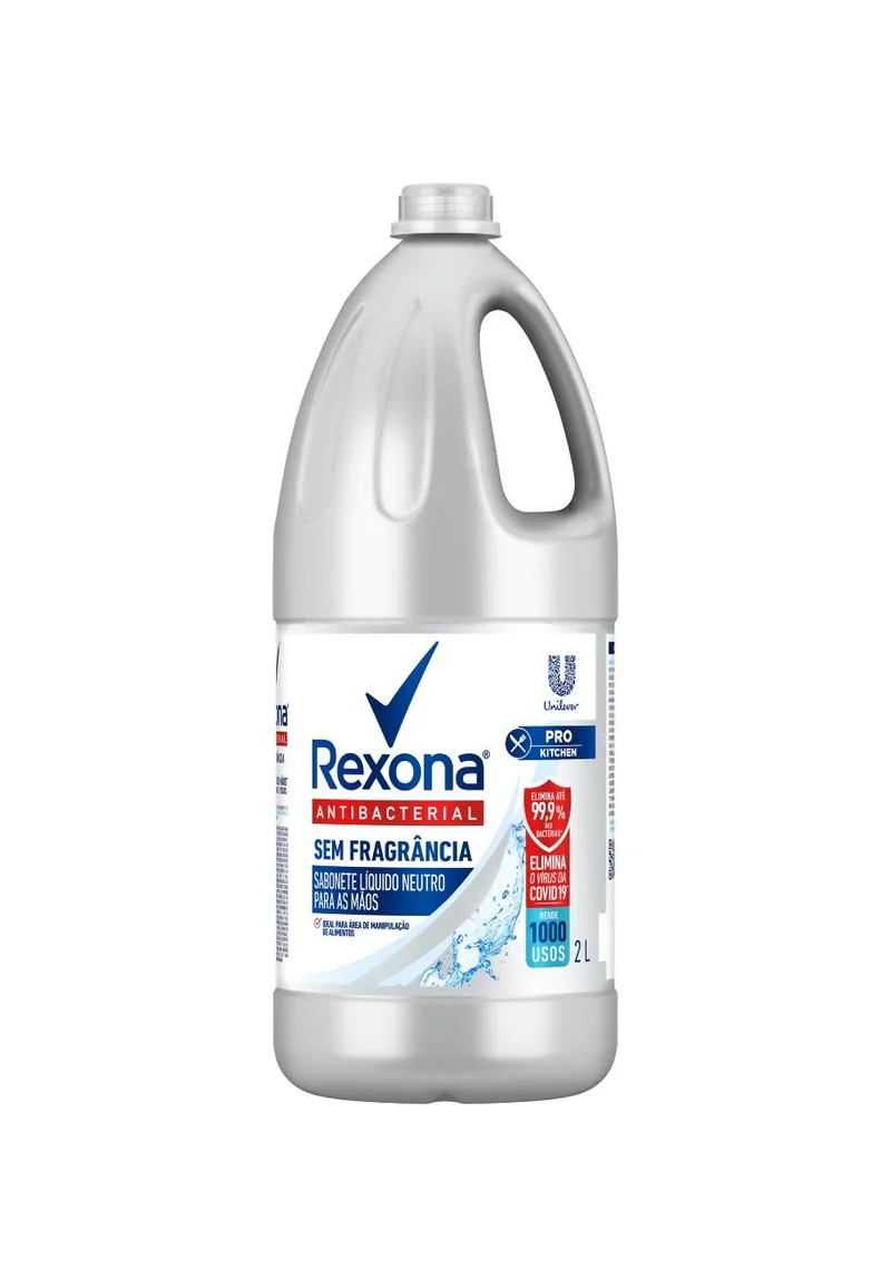 SABONETE LIQ. PARA AS MAOS 2 L SEM FRAGRANCIA ANTIBAC REXONA