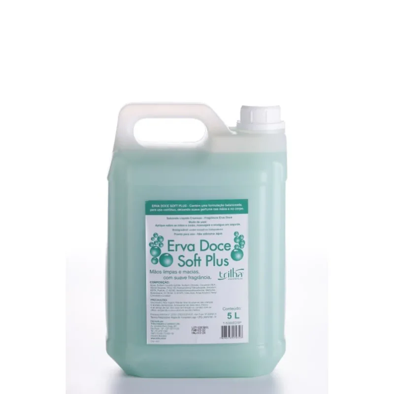 SABONETE LIQ. ERVA DOCE 5 L SOFT PLUS T-5000EDSP TRILHA