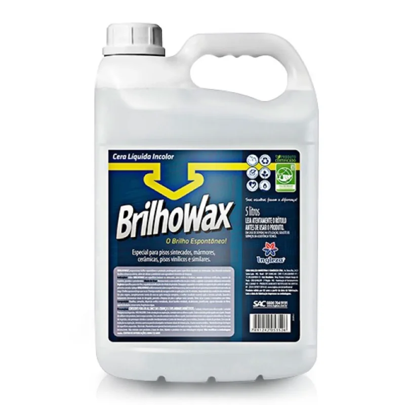 CERA 5 L INCOLOR BRILHOWAX INGLEZA