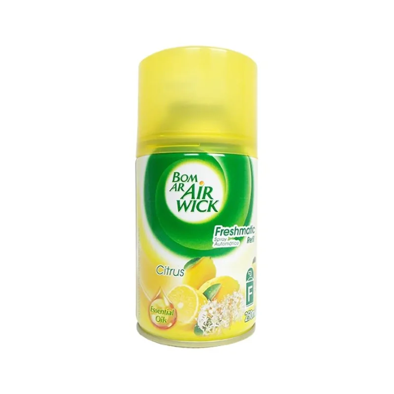 ODORIZADOR REFIL LIMAO BAUNILHA 250 ML BOM AR FRESHMATIC