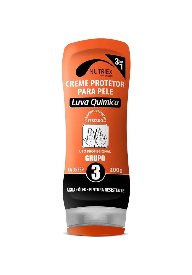 LUVA QUIMICA NP 200 GR G3 PLUS NUTRIEX PROFISSIONAL