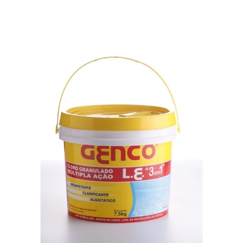 CLORO MULTIPLA ACAO 3 EM 1 7,5 KG GENCO