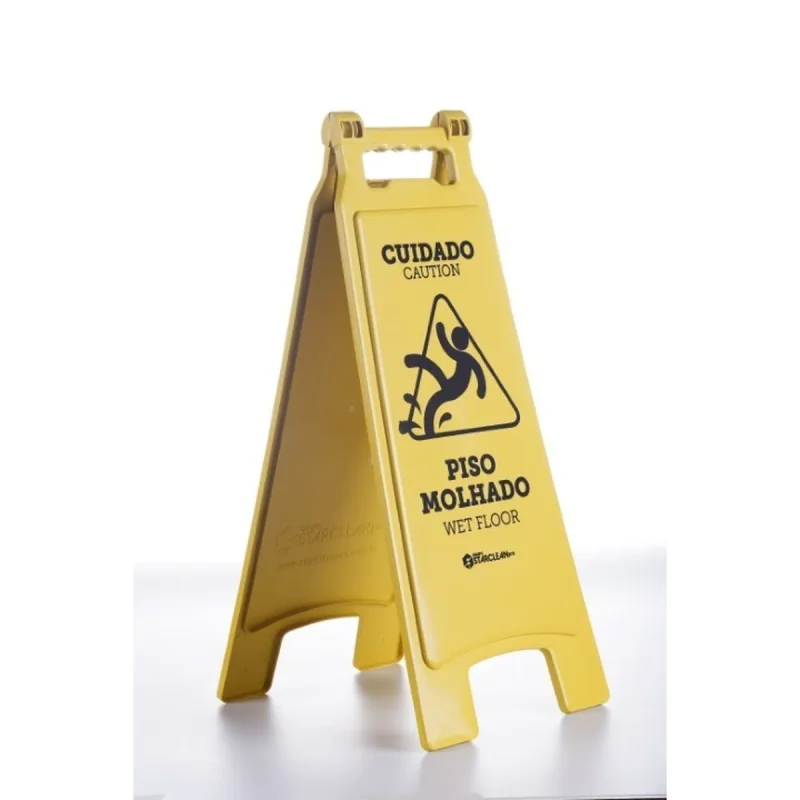 PLACA CUIDADO PISO MOLHADO PL 2000 STARCLEAN