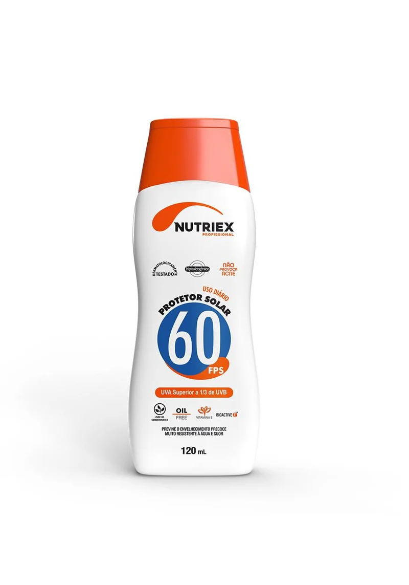 PROTETOR SOLAR FPS 60 CORPORAL 120 ML NUTRIEX PROFISSIONAL