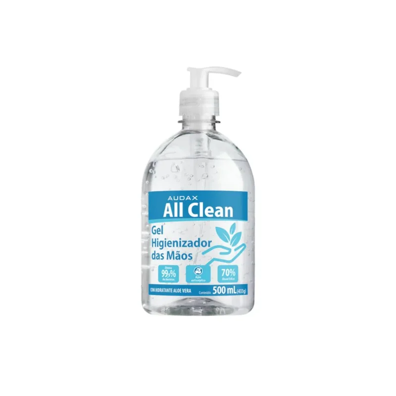 ALCOOL GEL DE MESA 500 ML UN 1170 ALL CLEAN